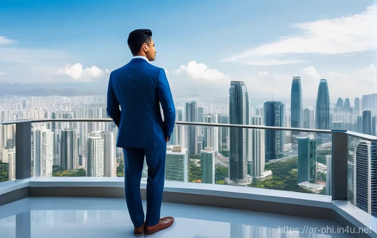 필리핀 콘도 구매 방법 - Image Prompt 1: The Visionary Investor**